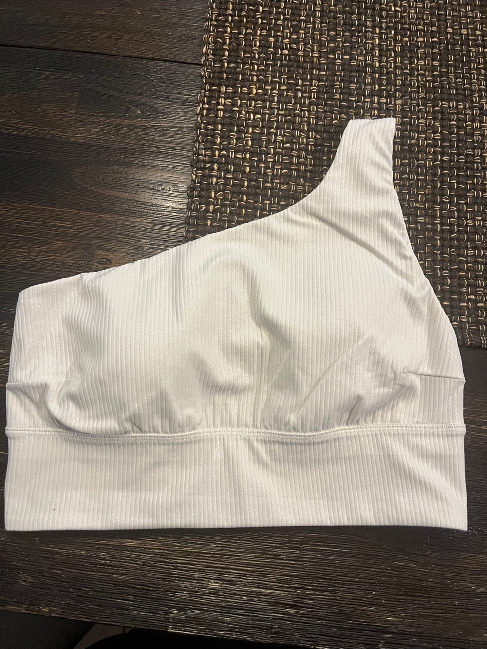 Lululemon Align Asymmetrical Ribbed Bra *Light Support A/B Cup Shine